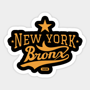 New York Bronx - New York Bronx Schriftzug - Bronx Logo Sticker